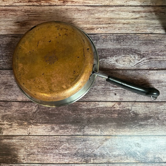 Vintage Revere Ware 1801 Clinton IL Skillet Set 7 inch and 9 inch - Picture 7 of 15